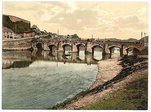 Bridge at Carmarthen: c. 1890-1900: LOC-image