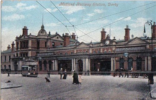 Midland Railway Station, Derby: c. 1910: Valentines Series