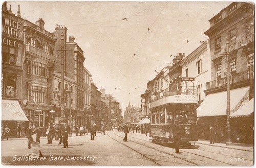Gallowtree Gate, Leicester. c. 1917