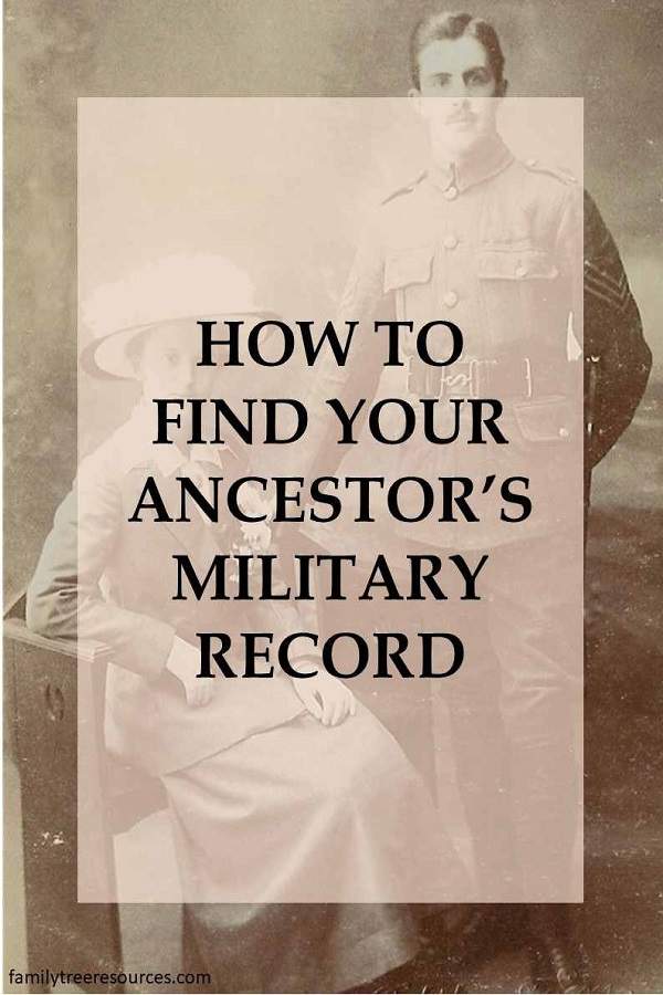 How to find your ancestors military record