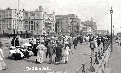 King's Road, Brighton. c. 1905. By E. T. Tuffin
