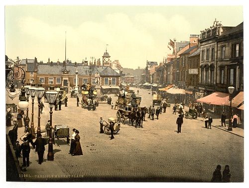 Market Place, Carlisle. c. 1890-1900