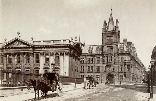Senate House, Cambridge: 1880. From Swedish National Heritage Board