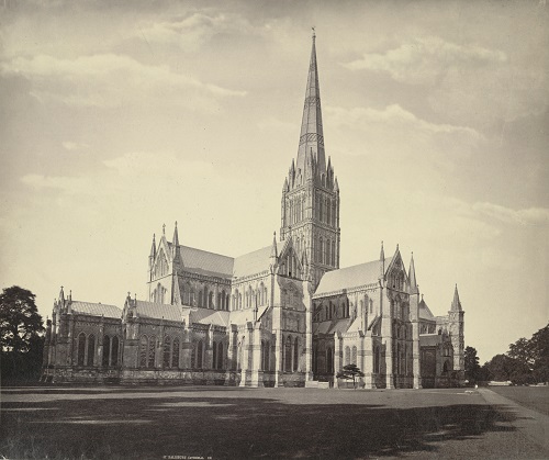 Salisbury Cathedral, c. 1865-1885. By Carl Norman (1841-1927). Cornell University Library